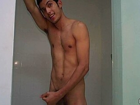 Hunky Ex-boyfriend Stroking His Hairy Cock For The Camera - Exbf