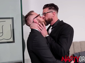 Nastydaddy suited alpha wolfe breeds joel someone in office